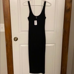 BRAND NEW!! Plain black tank pencil dress!